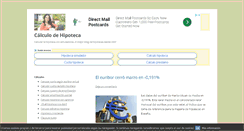 Desktop Screenshot of calculodehipoteca.net